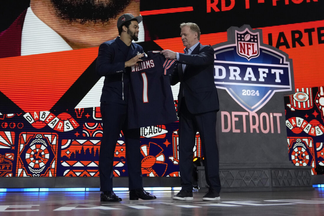Quarterbacks Williams, Daniels, Maye, Penix, McCarthy and Nix selected in top 12 of NFL draft | News, Sports, Jobs - Vimarsana News